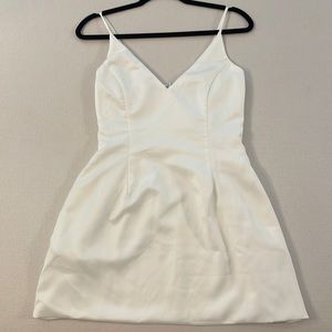 COPY - Akira white satin mini dress